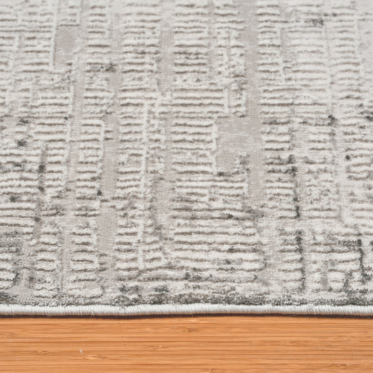 Divina Area Rug, Aloma Cream & Gray, Runner, 2'6" x 7'