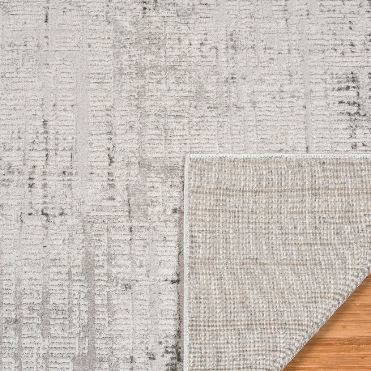 Divina Area Rug, Aloma Cream & Gray, Runner, 2'6" x 7'