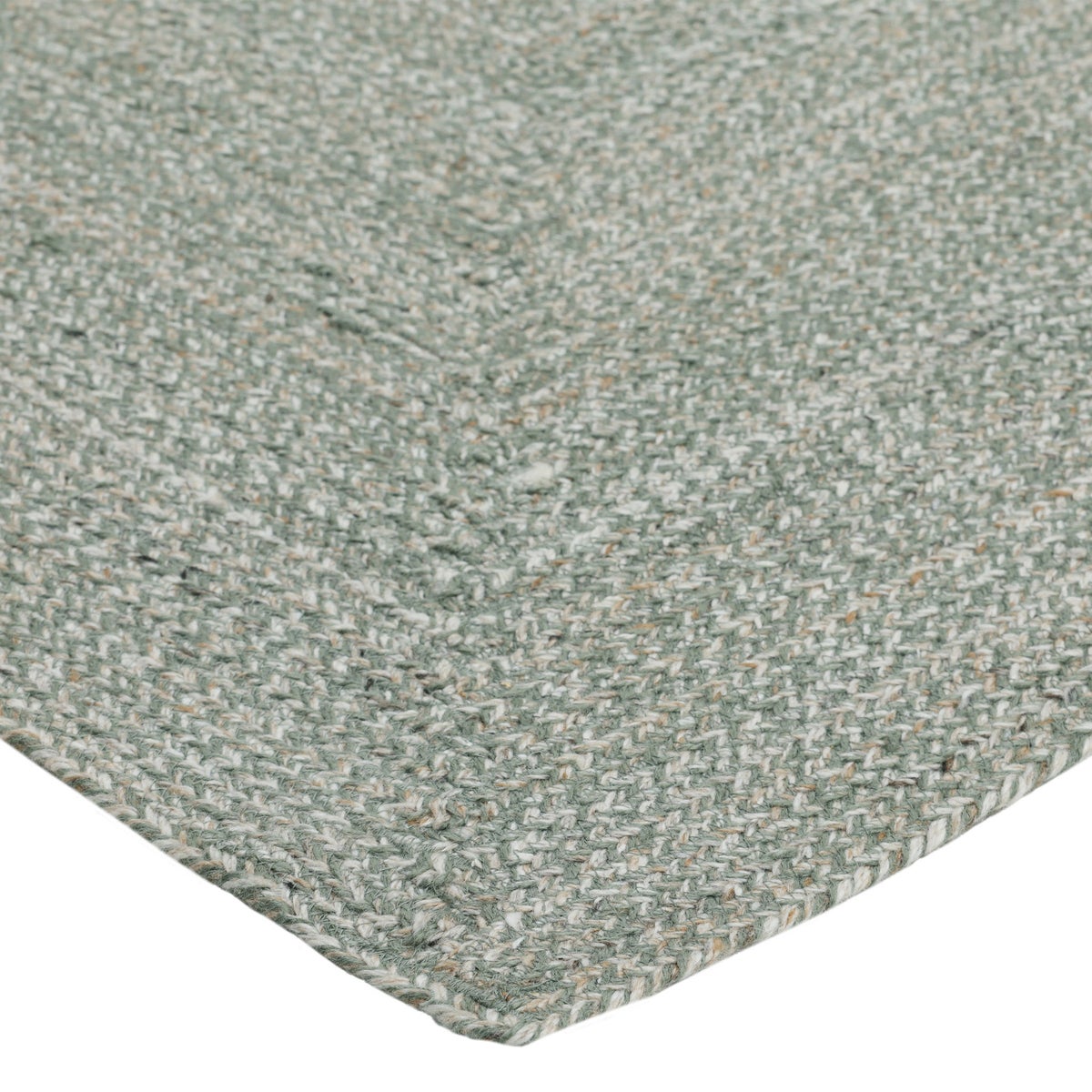 Obeetee Layla Braided Area Rug, Green, 7'9” x 9'9”