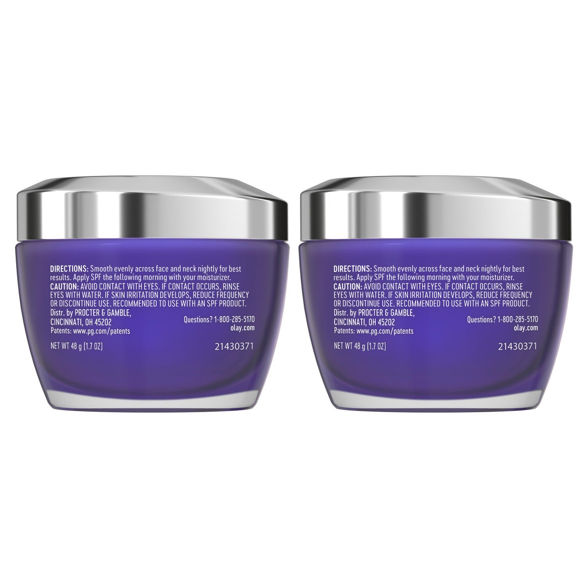Olay Every Night Retinol, 1.7 oz, 2-pack