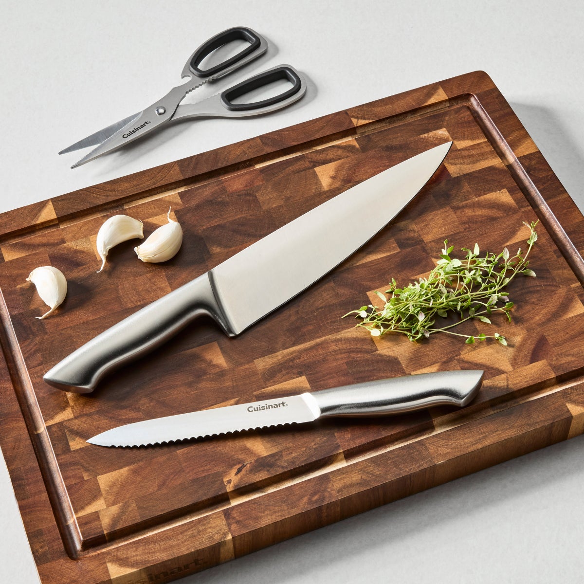 Cuisinart German Steel 10-piece Knife Block Set with Built-in Sharpener
