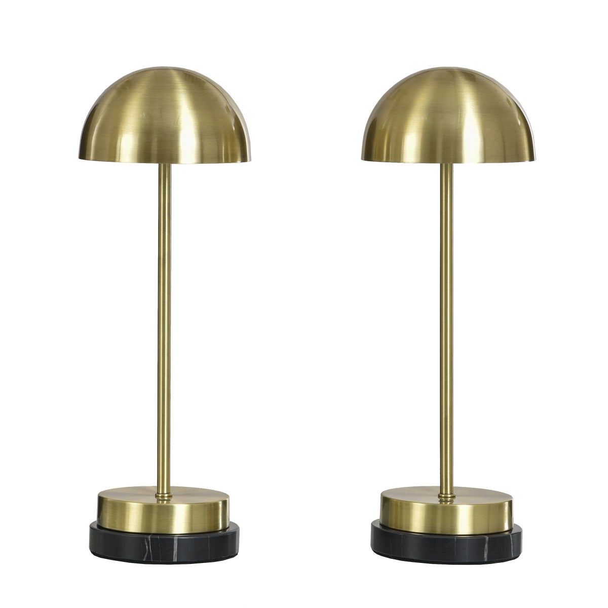 StyleCraft Cordless  LED Rechargeable Table Lamp, 2-pack
