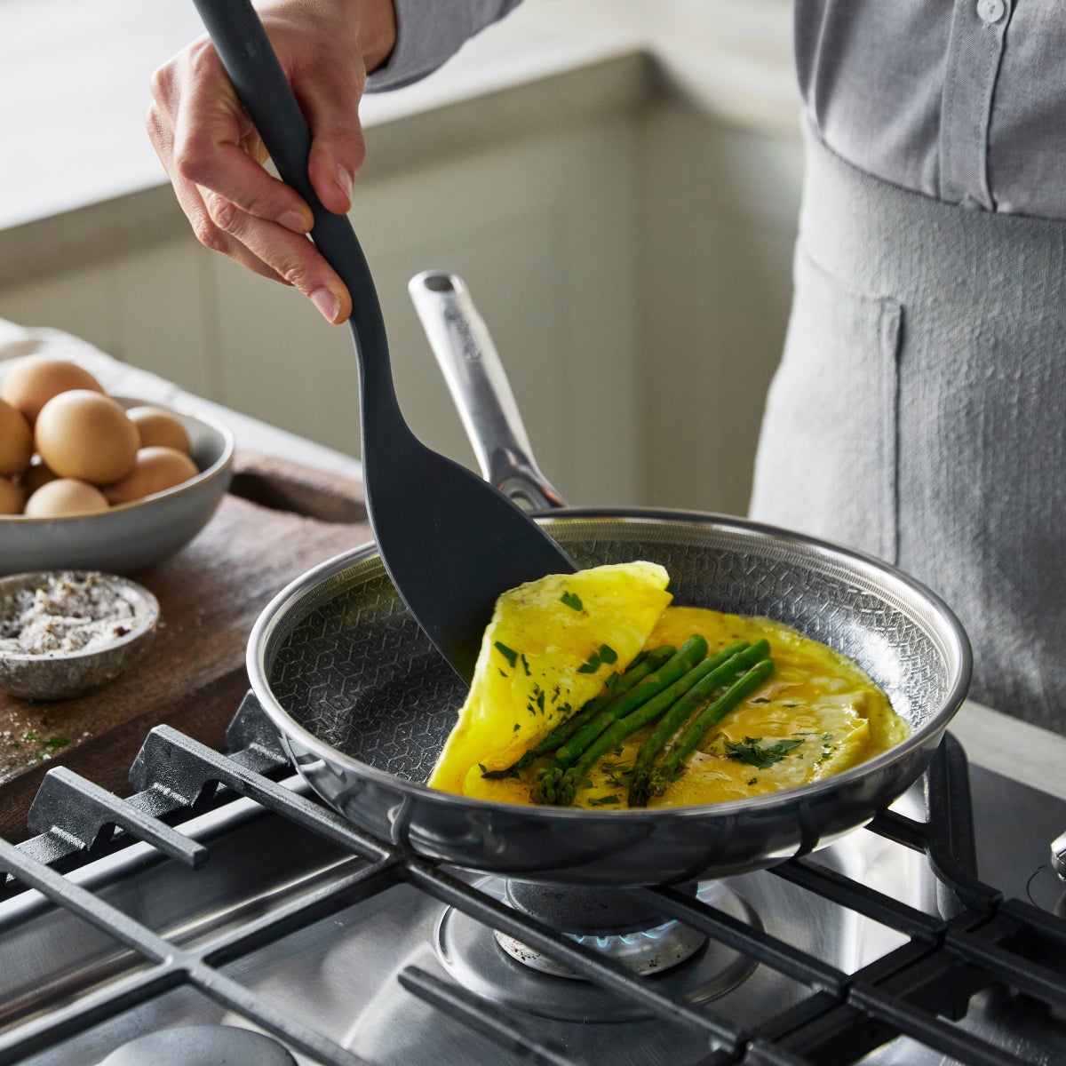 NEW - GreenPan Spectra Diamond 3-piece Frypan Set