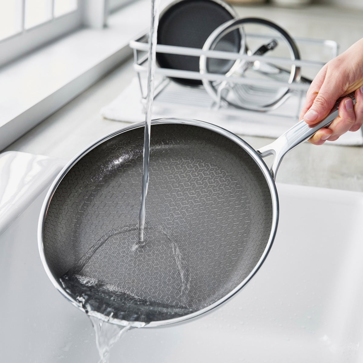 NEW - GreenPan Spectra Diamond 3-piece Frypan Set