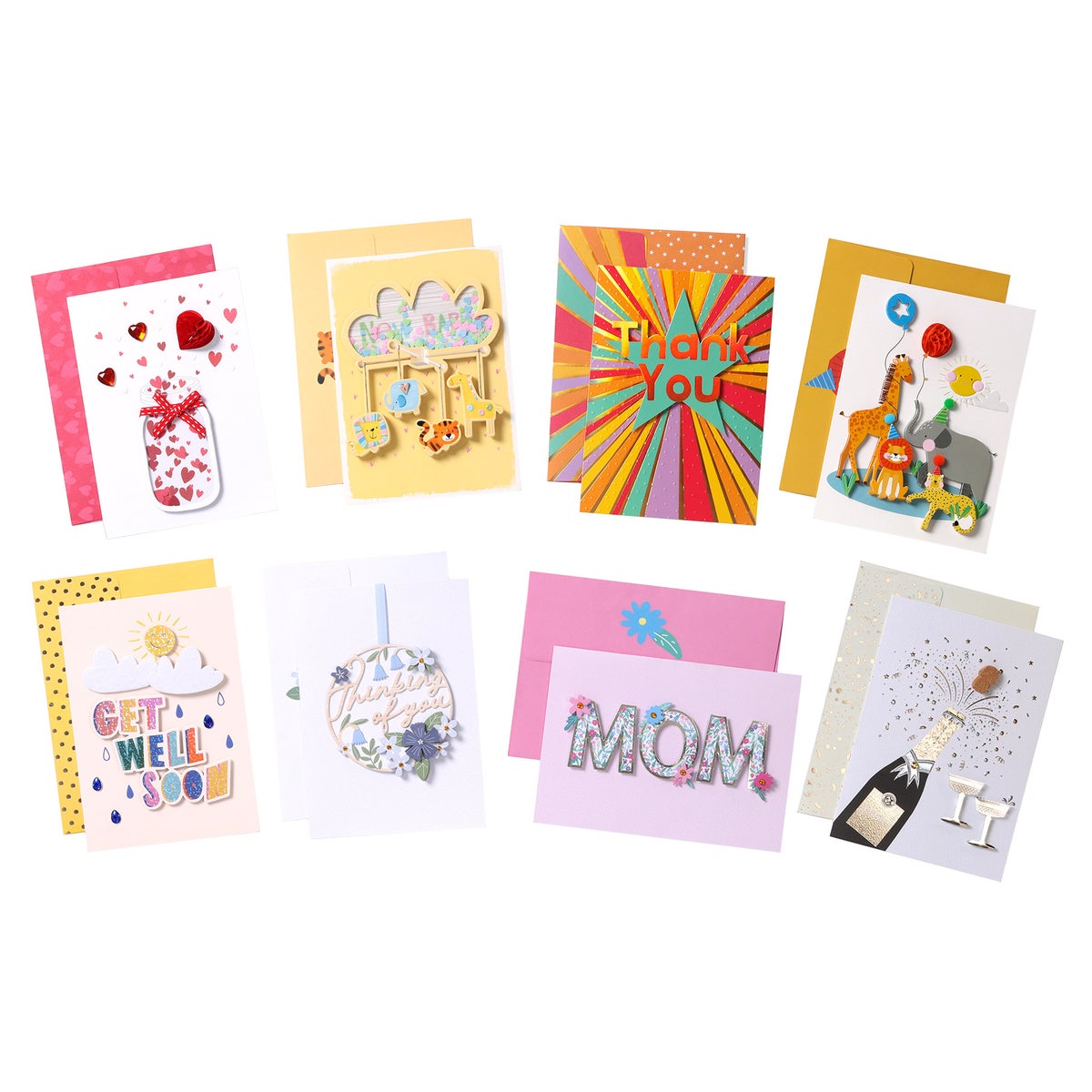 NEW - All Occasion Greeting Card Collection, 40ct