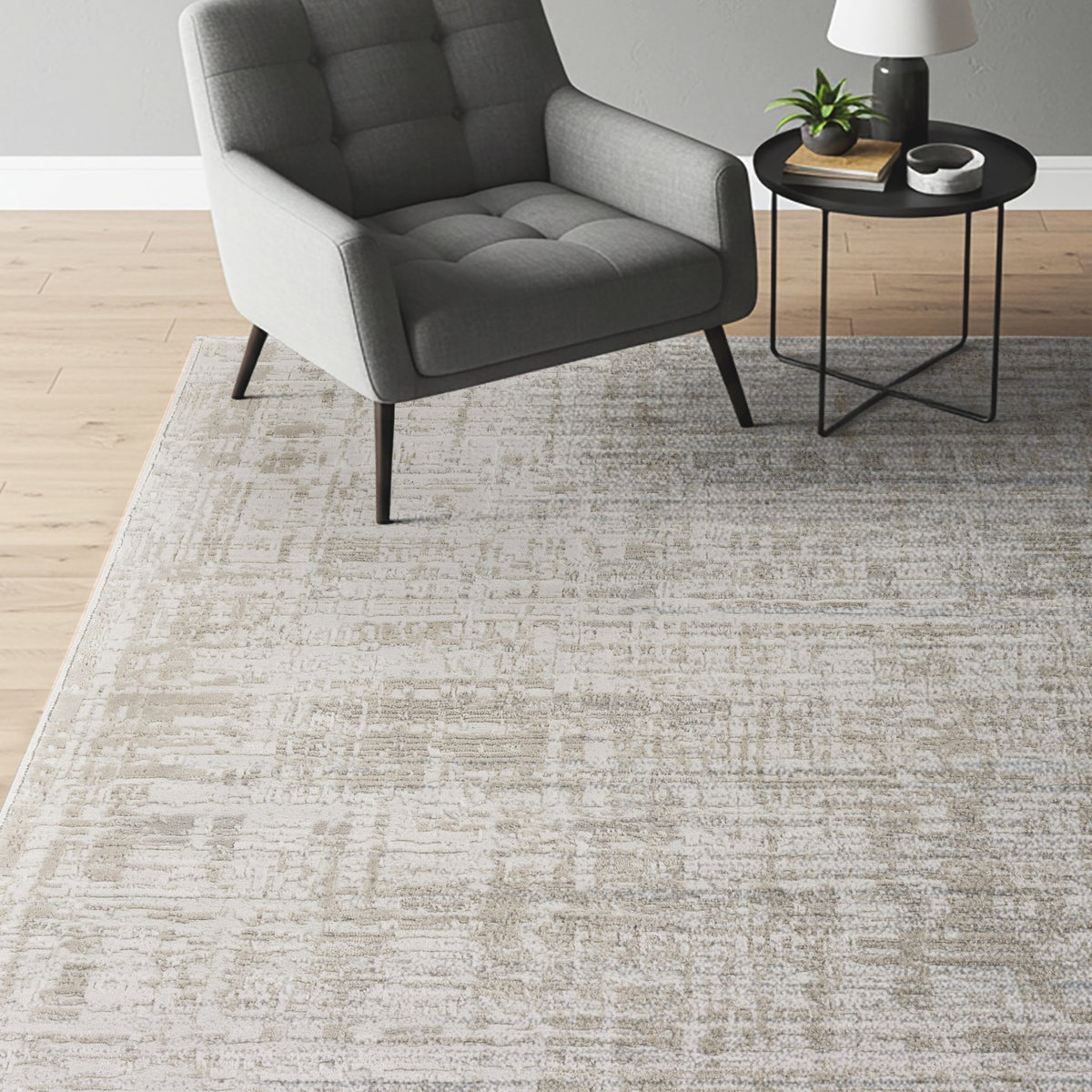 Sasha Area Rug, Dazie Ivory, 6'6" x 9'
