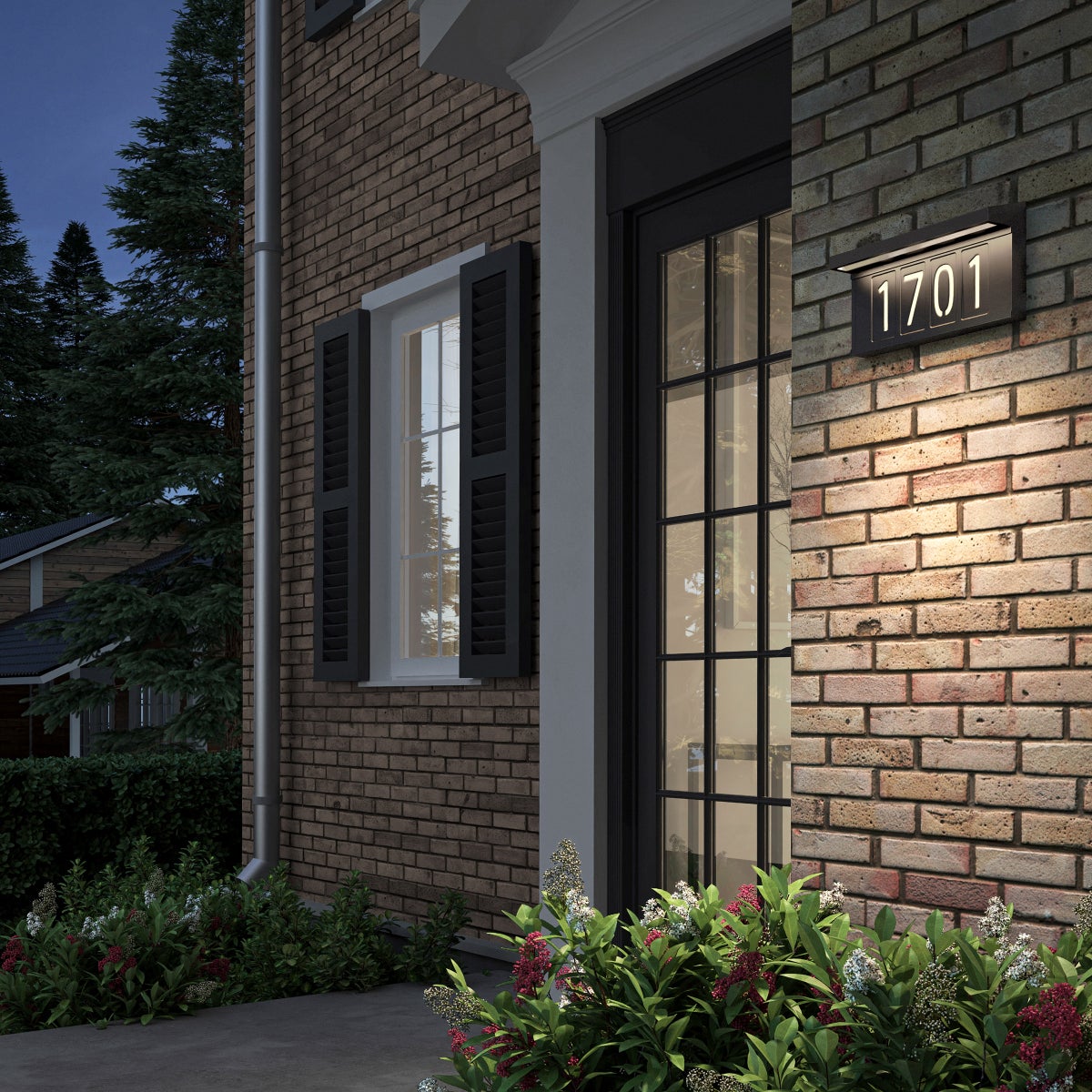 Artika Bowen Solar LED Address Wall Light