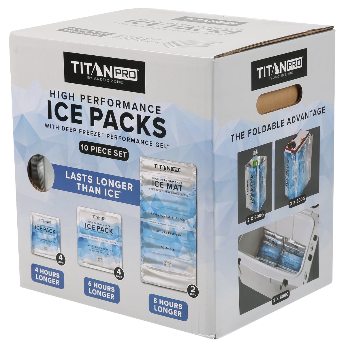 Titan PRO by Arctic Zone High Performance 10-piece Ice Pack