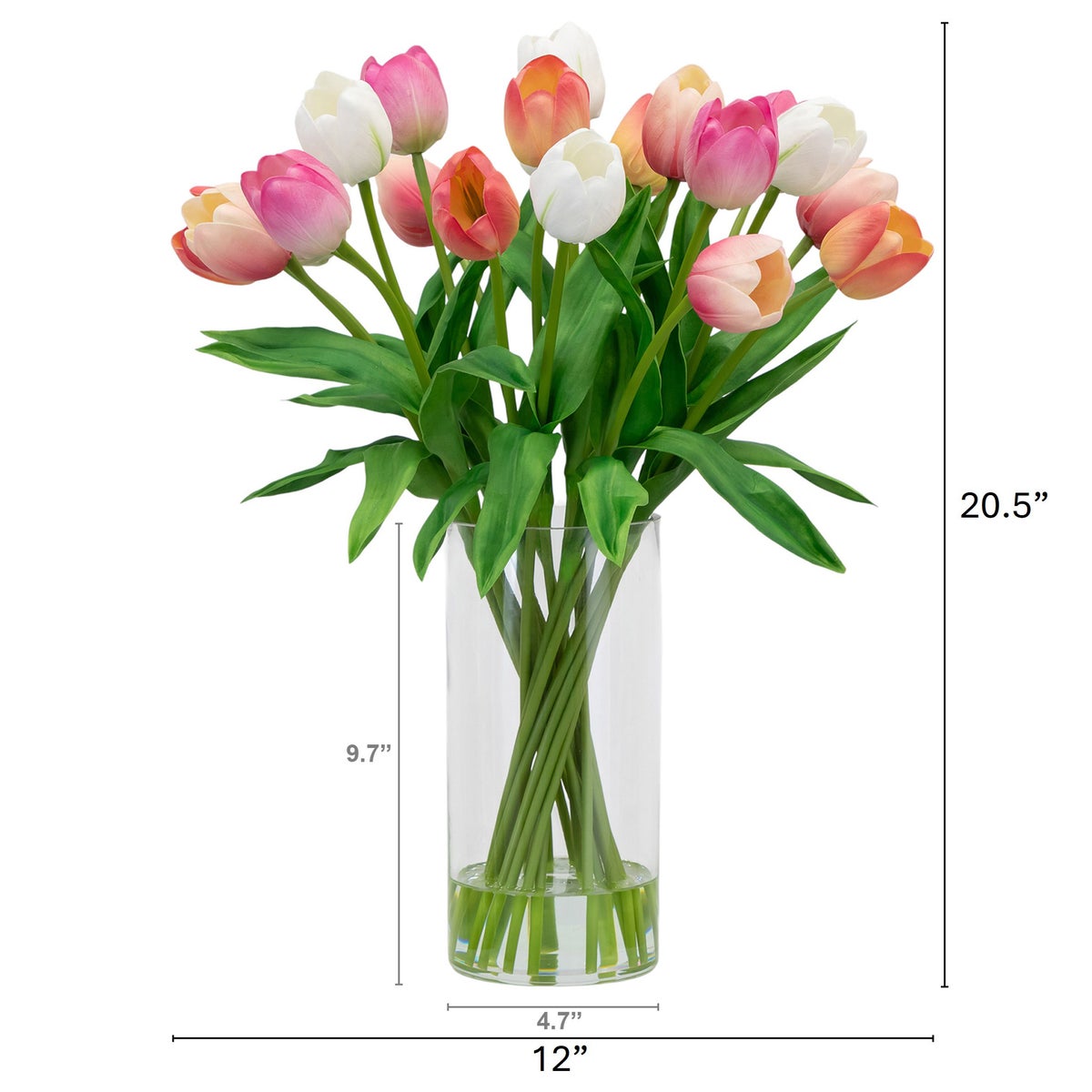 Faux 20” Tulip Arrangement