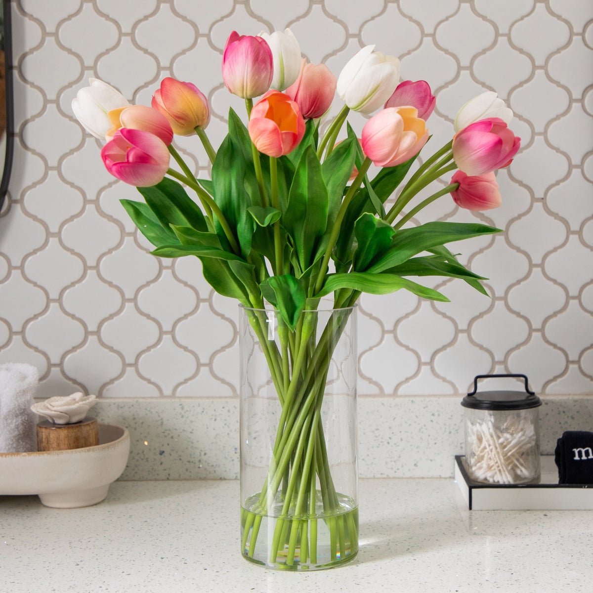 Faux 20” Tulip Arrangement