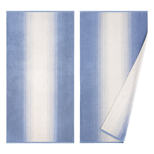 Ombre Bath Towel, 2-pack, Blue