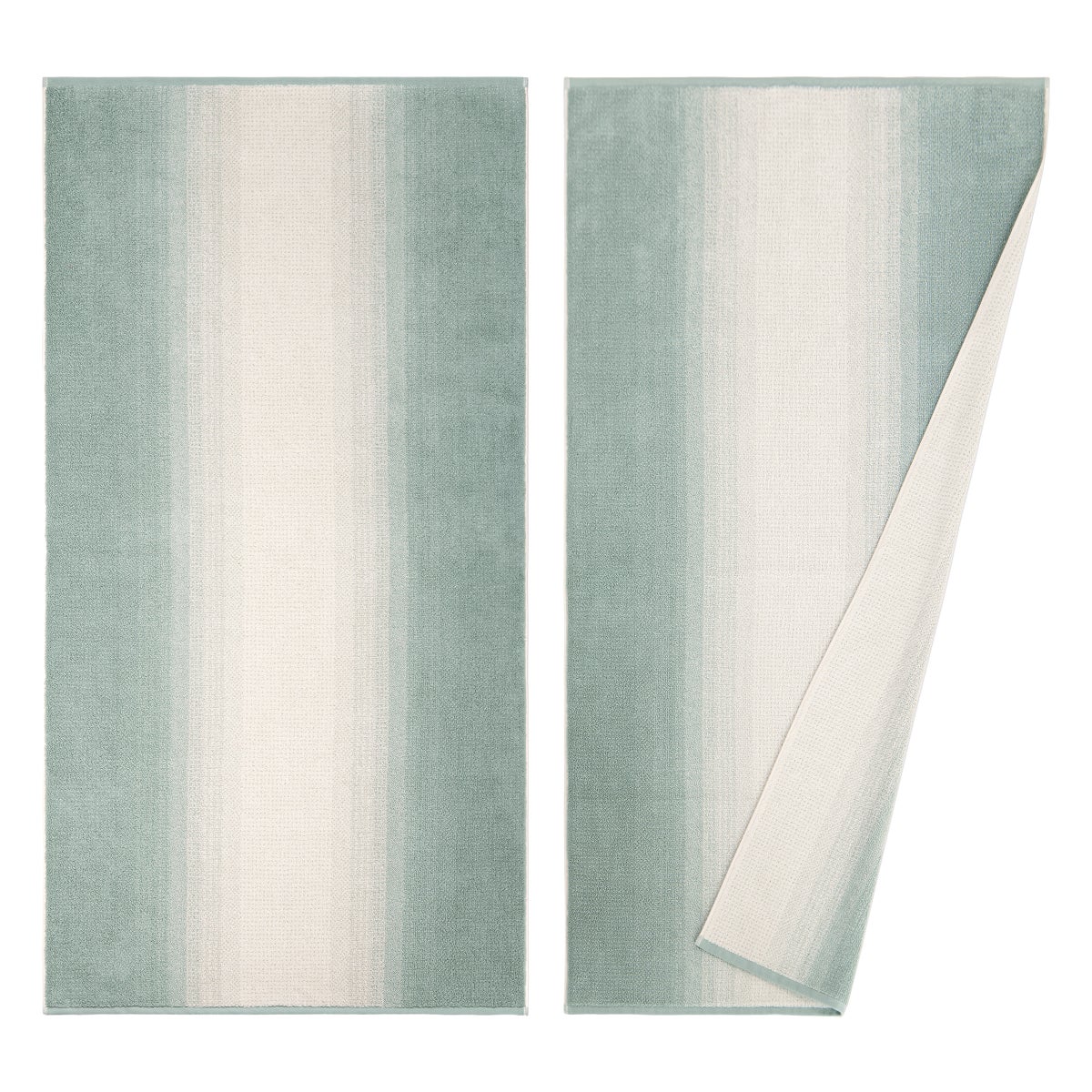 Ombre Bath Towel, 2-pack, Green