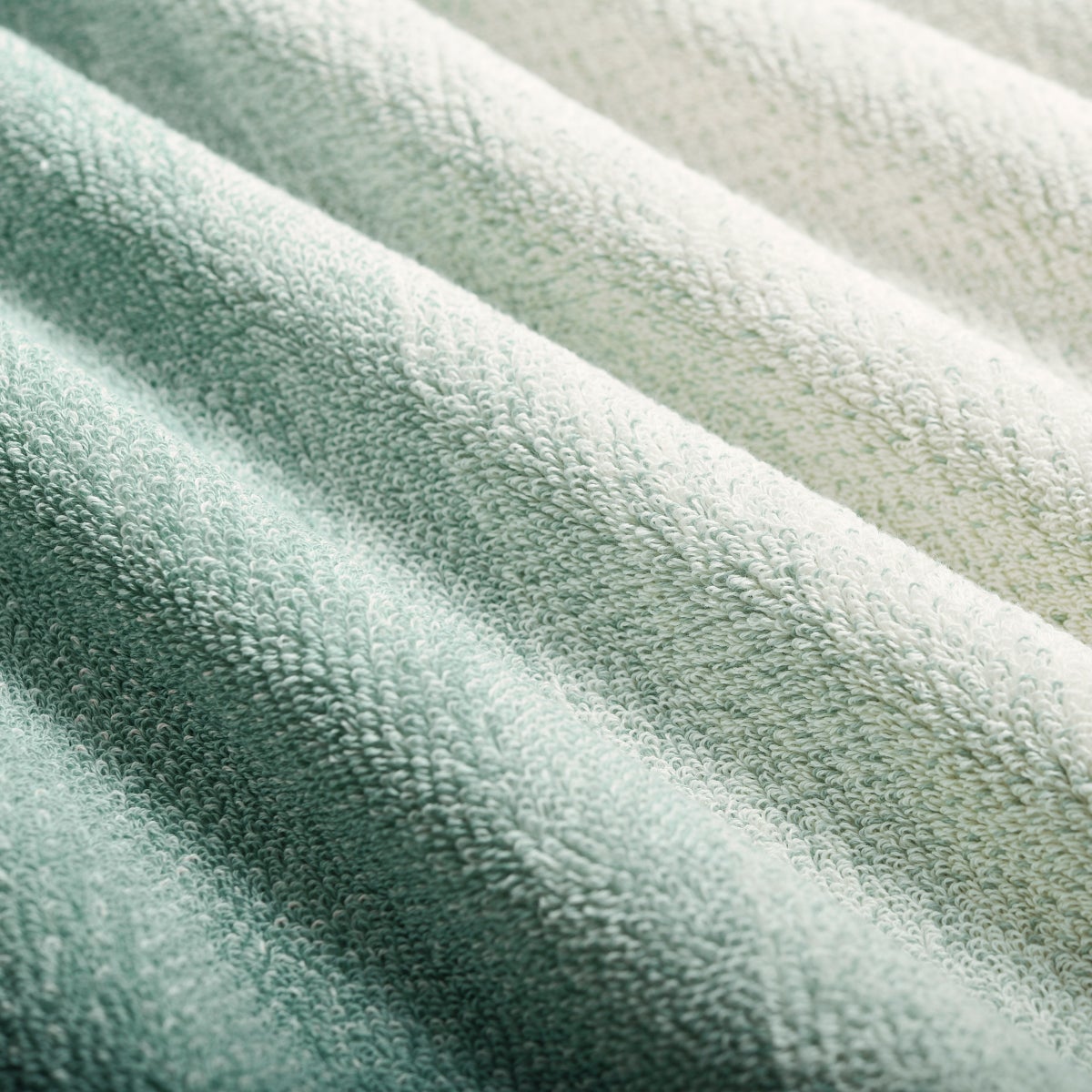 Ombre Bath Towel, 2-pack, Green
