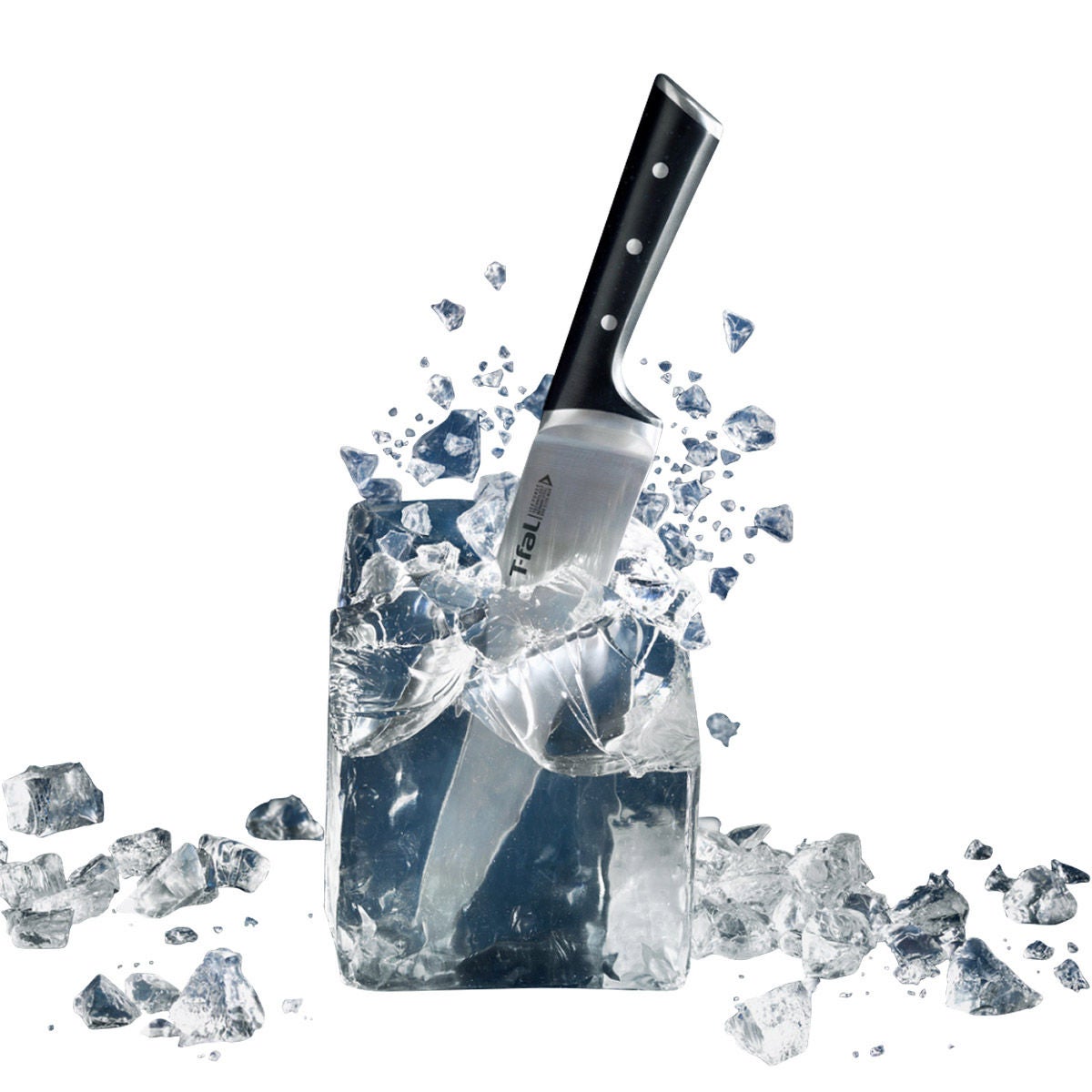 T-fal Ice Force, 11-piece Stainless Steel Knife Block Set