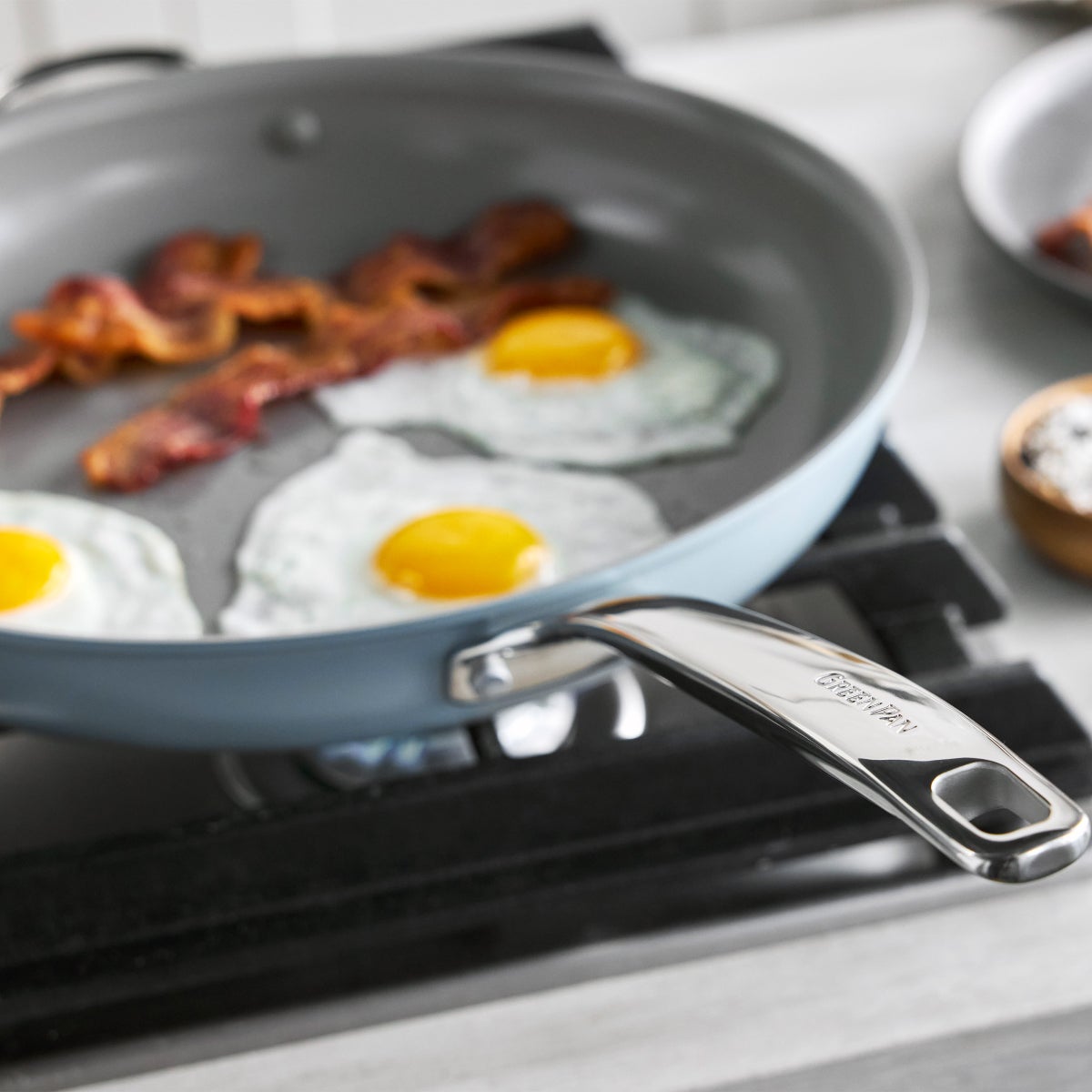 GreenPan The Big Fry 14” Pan with Helper Handle
