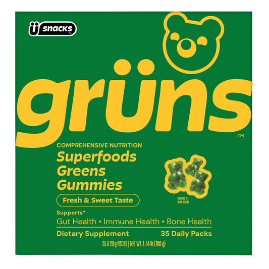 Grüns Adult Greens Gummies, 35 Daily Packs