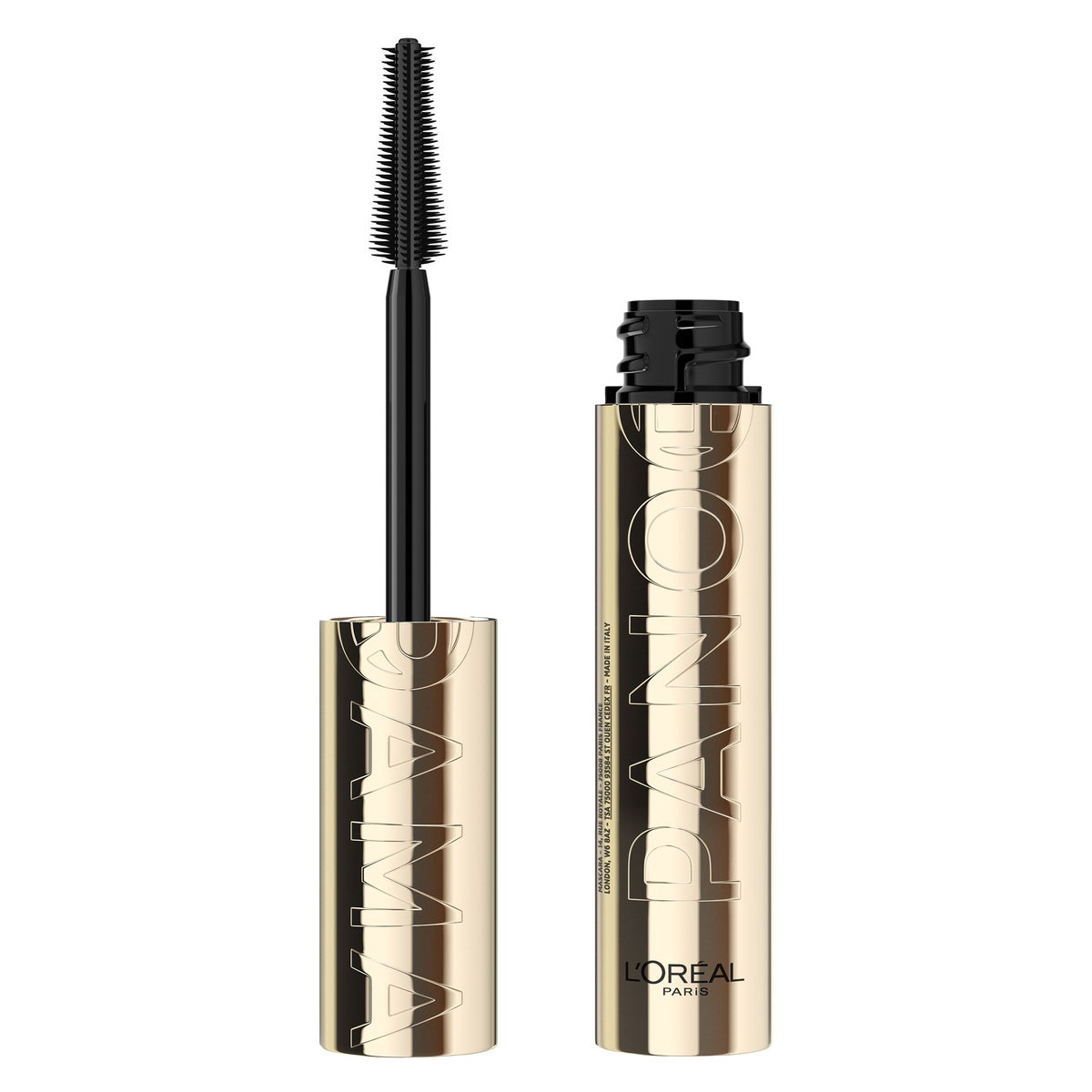 L'Oreal Paris Voluminous Panorama Mascara, Blackest Black, 0.33 fl oz, 2 -pack