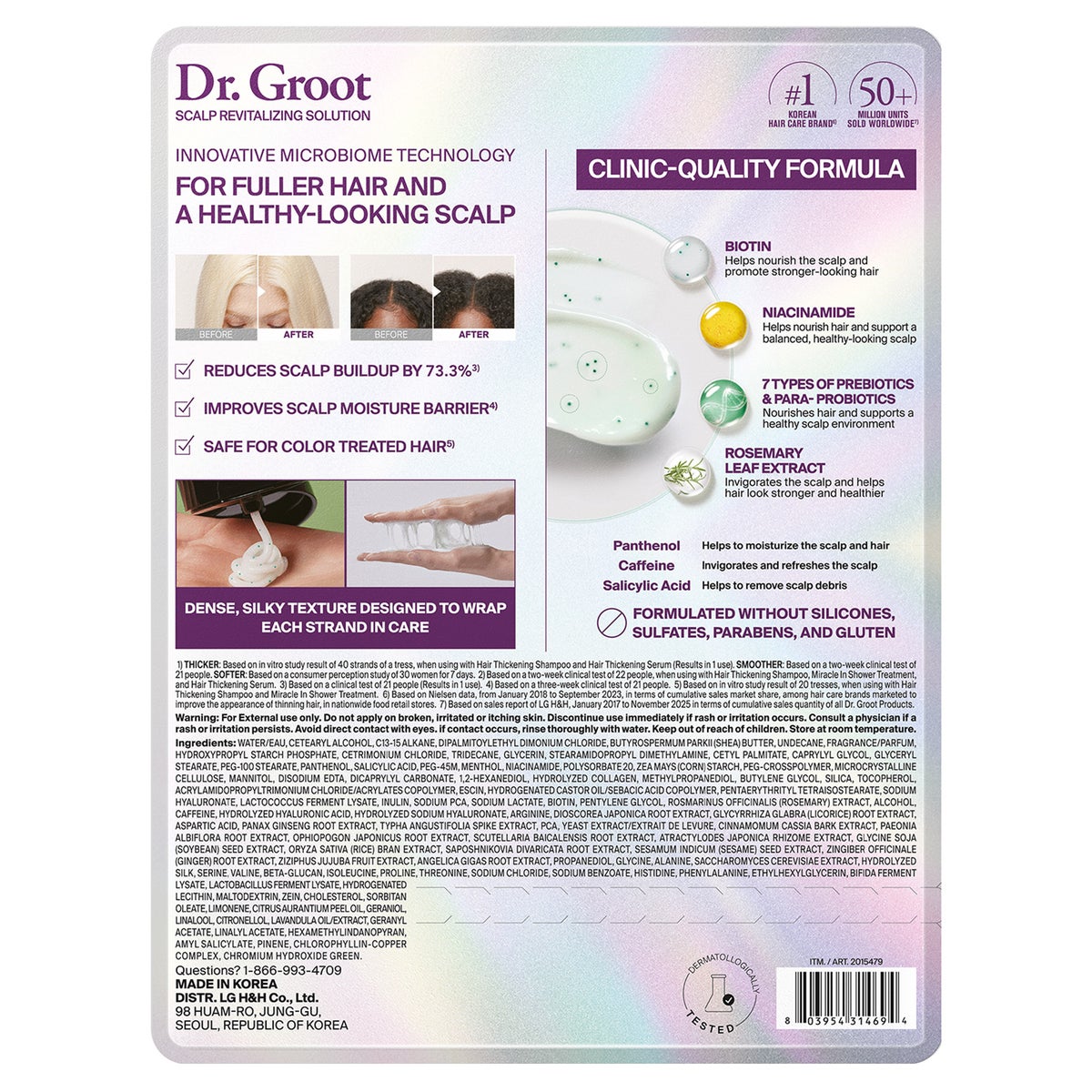Dr. Groot Scalp Revitalizing Conditioner, 9.46 fl oz, 2-pack