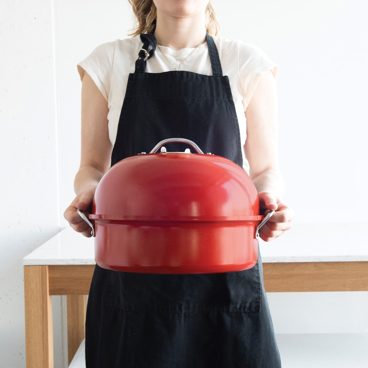 Nordic Ware Deluxe Kettle Smoker with 5 Woodchip Varieties
