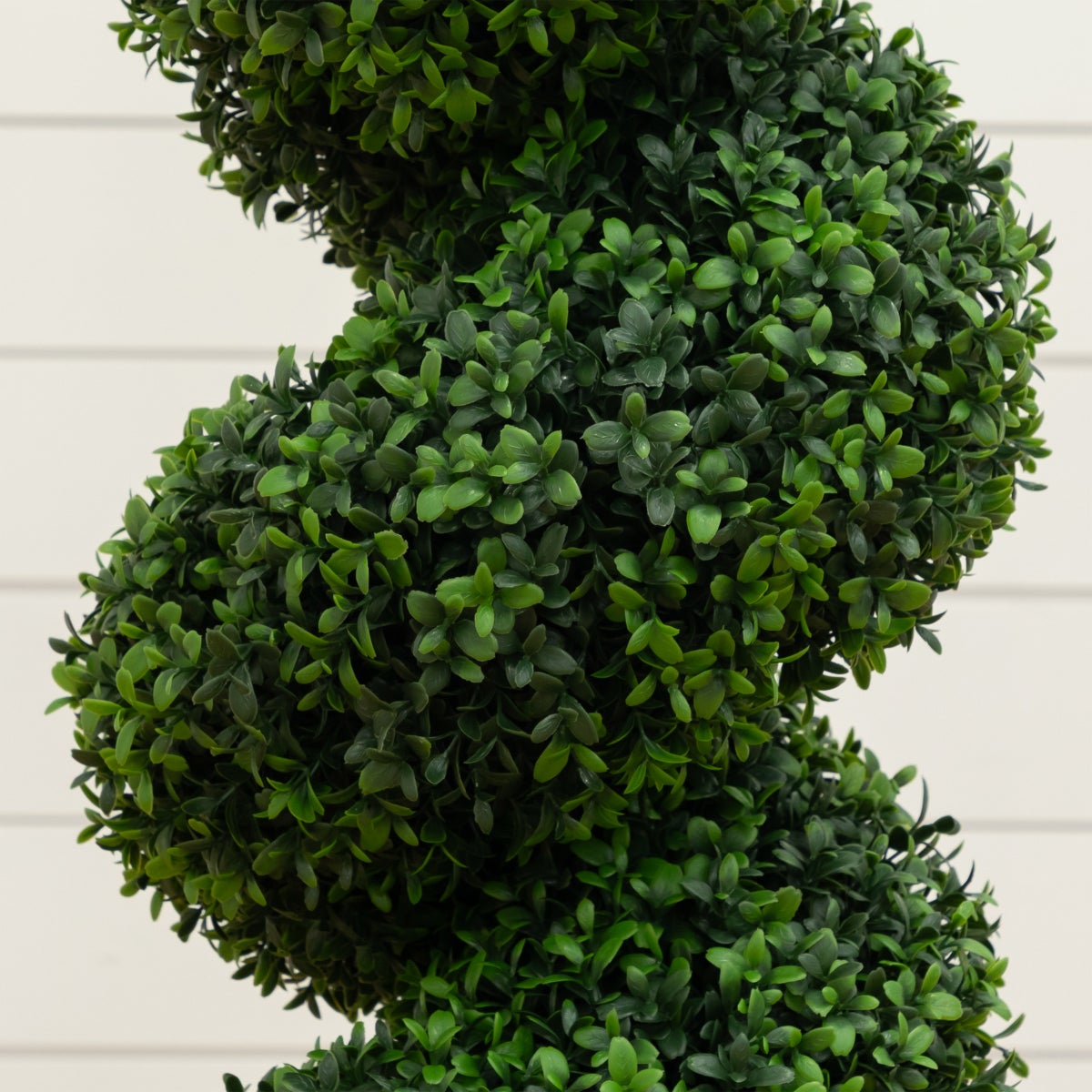 Faux 4' UV Resistant Spiral Boxwood Topiary Tree