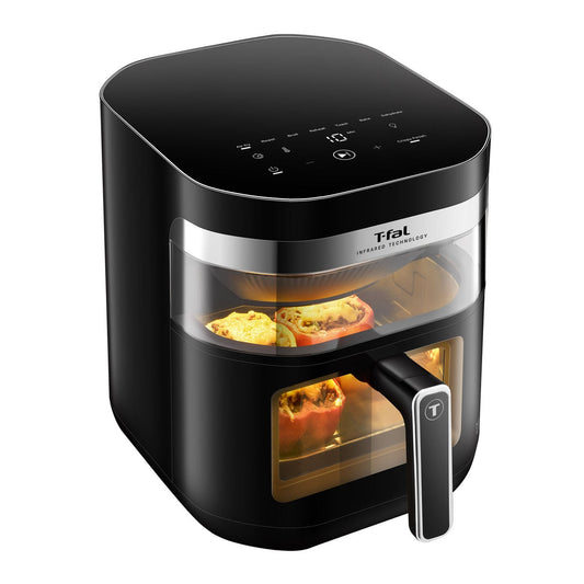 NEW - T-fal Dual Window Infrared Air Fryer 7.3QT, Dual Heating