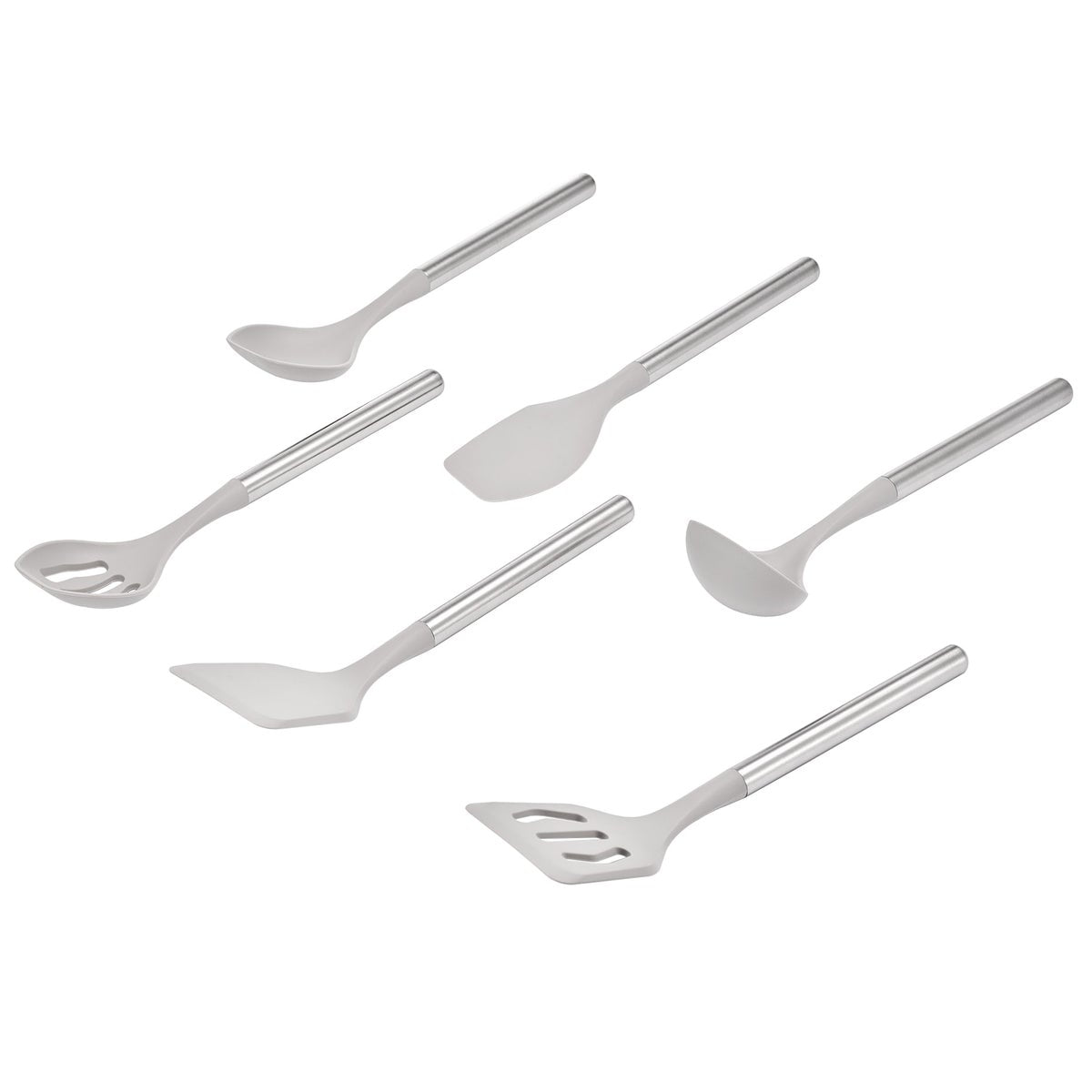 Sabatier 6-piece Stainless Steel and Silicone Tool Set