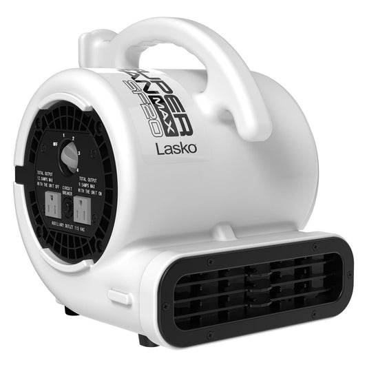 Lasko Super Fan MAX, 4-Speed Multi-Purpose Compact Air Mover, Blower Fan