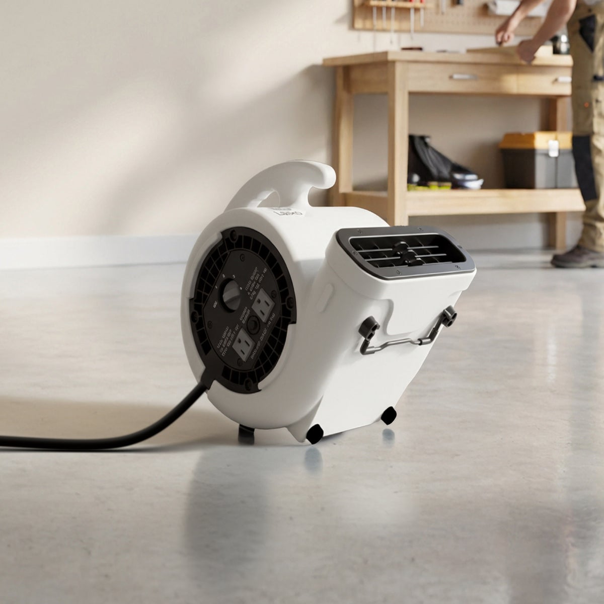 Lasko Super Fan MAX, 4-Speed Multi-Purpose Compact Air Mover, Blower Fan
