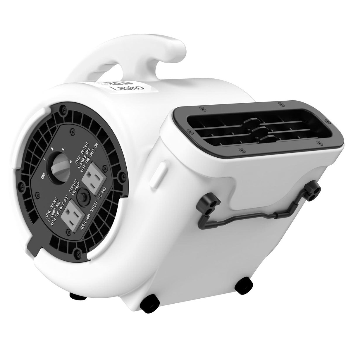 Lasko Super Fan MAX, 4-Speed Multi-Purpose Compact Air Mover, Blower Fan