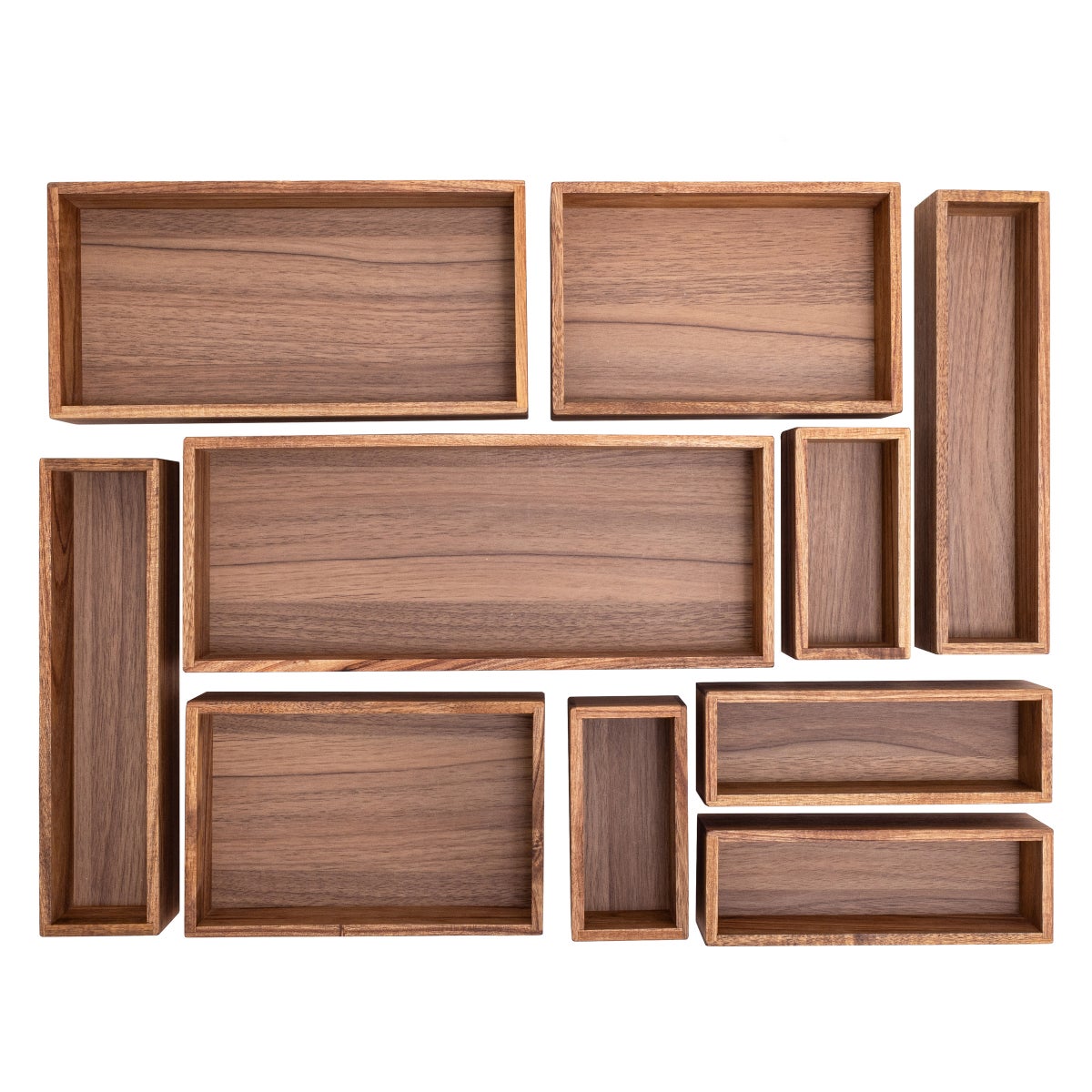 Seville Classics Acacia Box Set, 10-piece