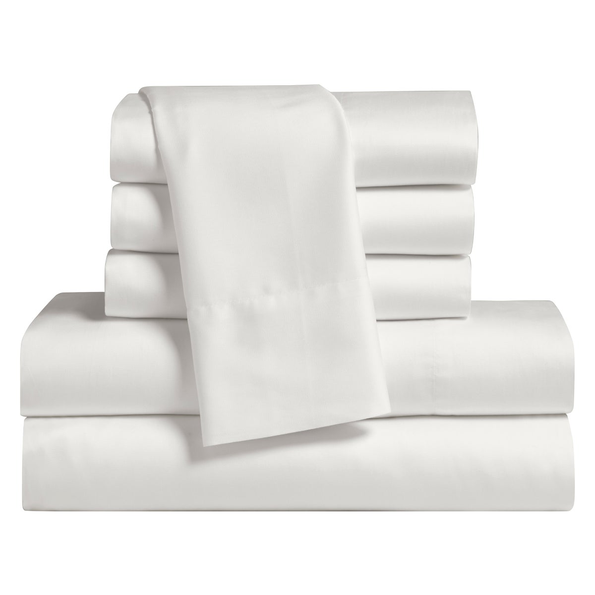 Slumber Chill Queen White 6-piece Cooling Sheet Set