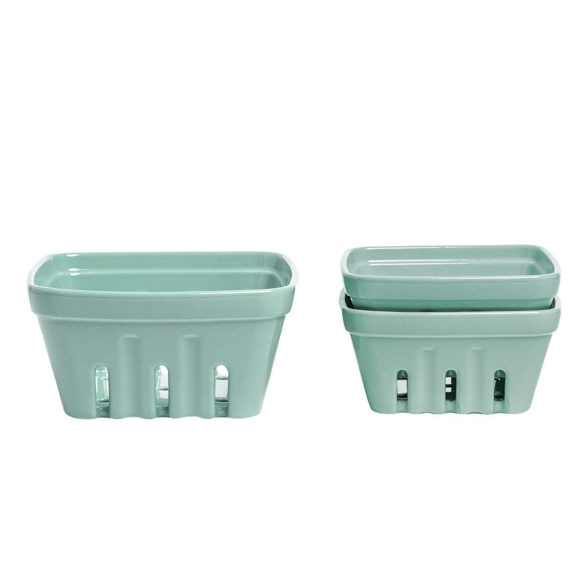over&back 3-piece Multipurpose Berry Baskets