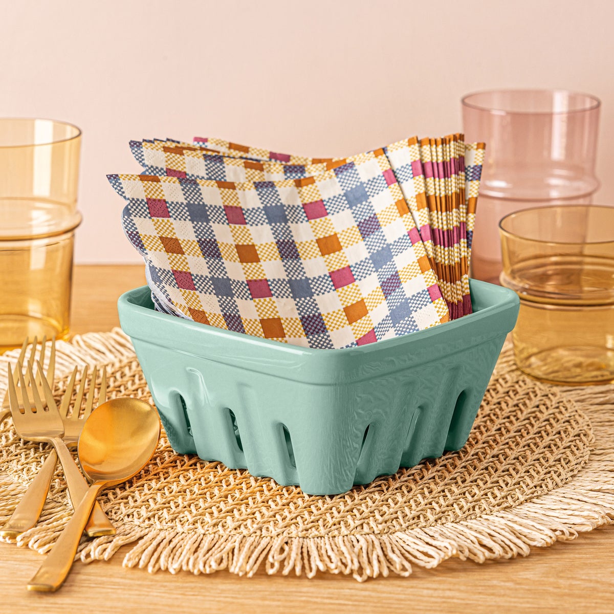 over&back 3-piece Multipurpose Berry Baskets