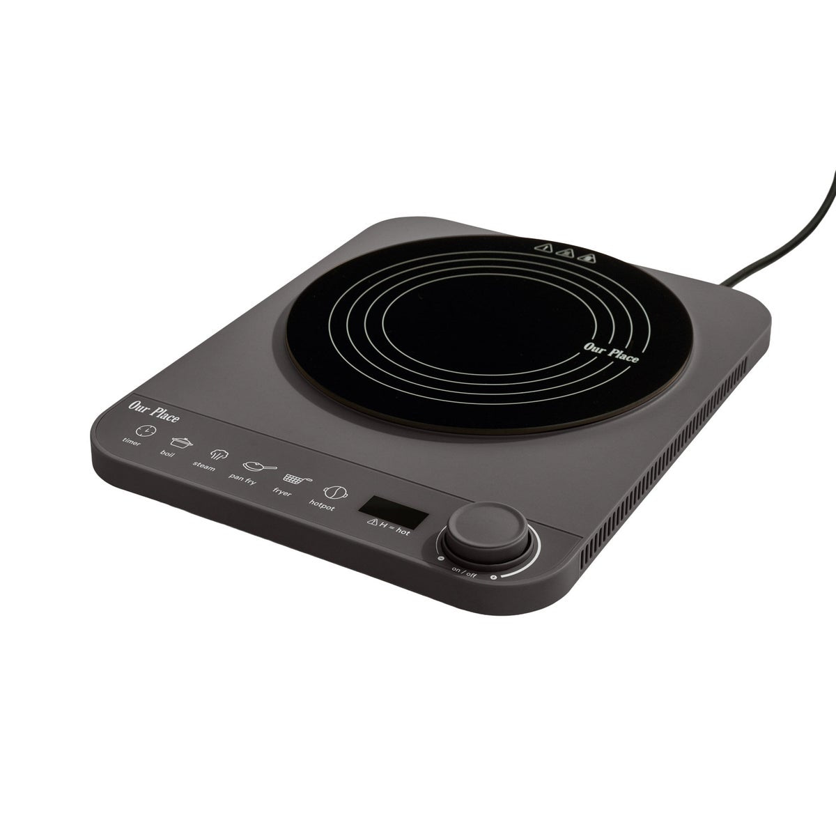 Our Place Induction Plate and Always Pan with Hot Grips
