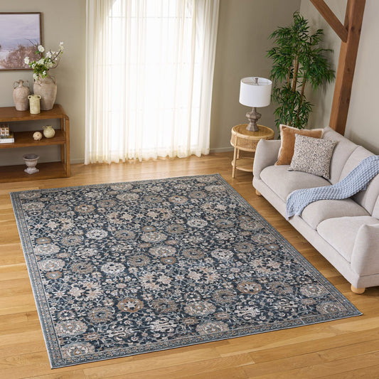 Safavieh Sutton Area Rug, Navy Brown, 8' x 10'