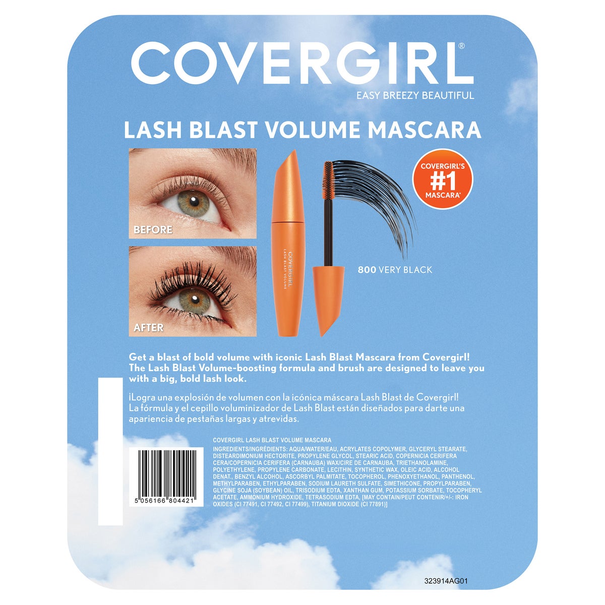 Covergirl Lash Blast Volume Mascara, 3-pack
