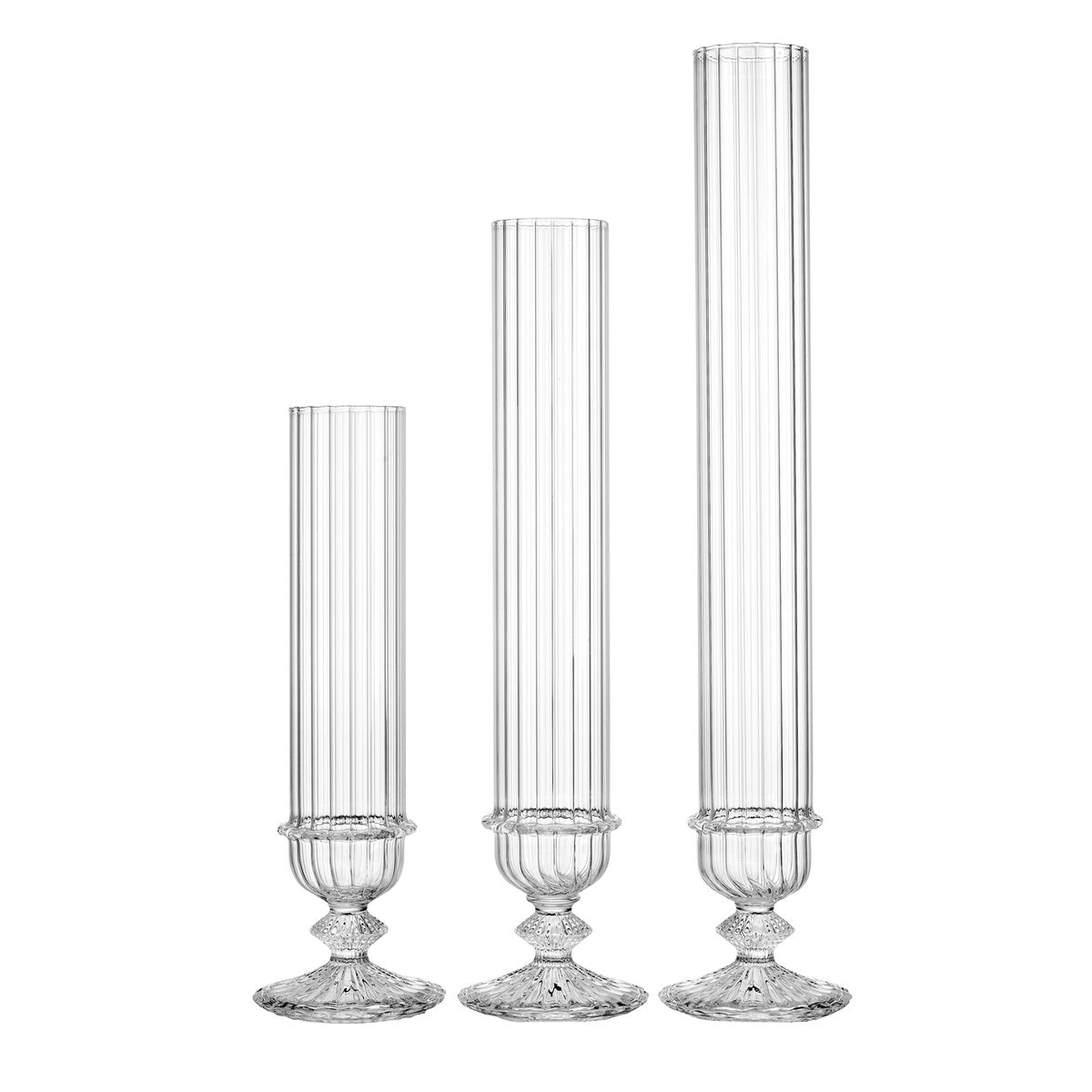 Glass Bud Vases by Home Essentials, Set of 3