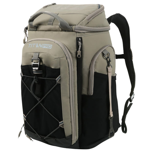 Titan PRO 26-Can Backpack Cooler with Ice Walls