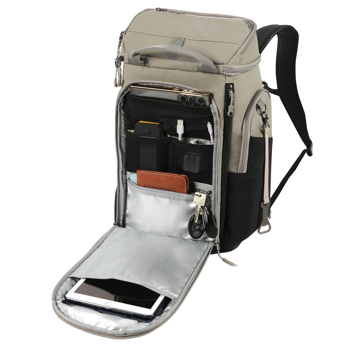 Titan PRO 26-Can Backpack Cooler with Ice Walls