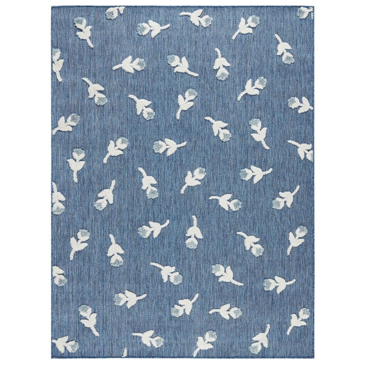 Draper James Indoor/Outdoor Area Rug, Blue, 7'10” x 10'2”