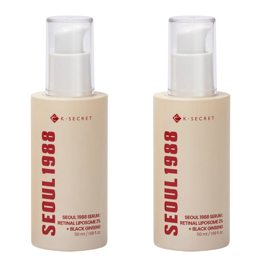 Seoul 1988 Retinal Liposome 2% + Black Ginseng Serum 1.69 fl oz, 2-pack
