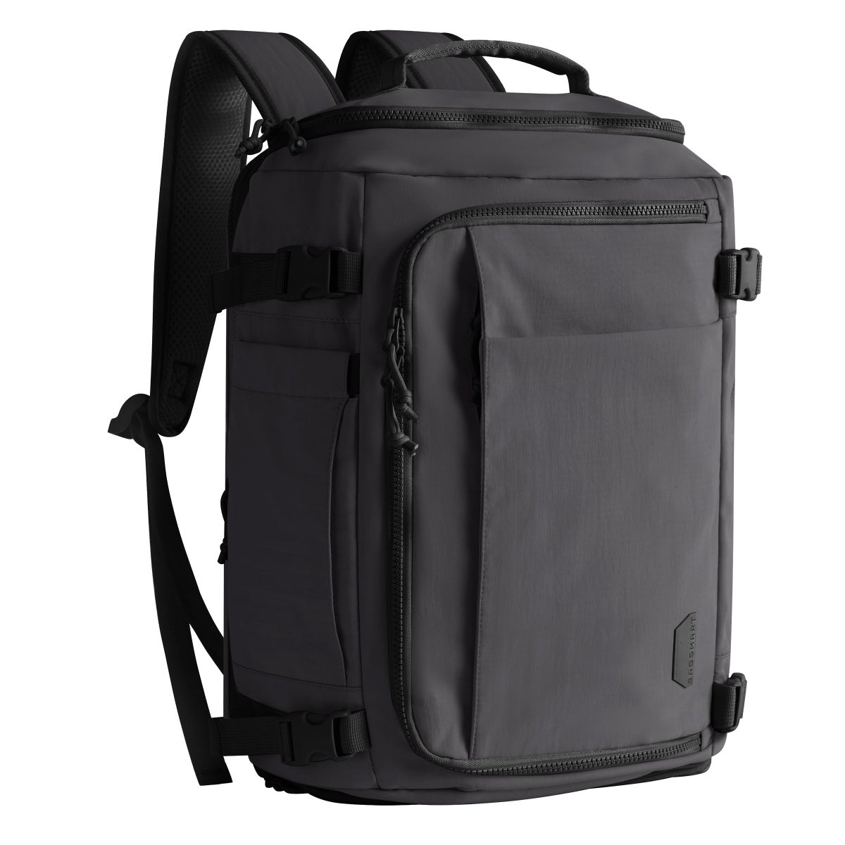 Bagsmart 38L Blast Backpack with 4-piece Compression Packing Cubes, Black