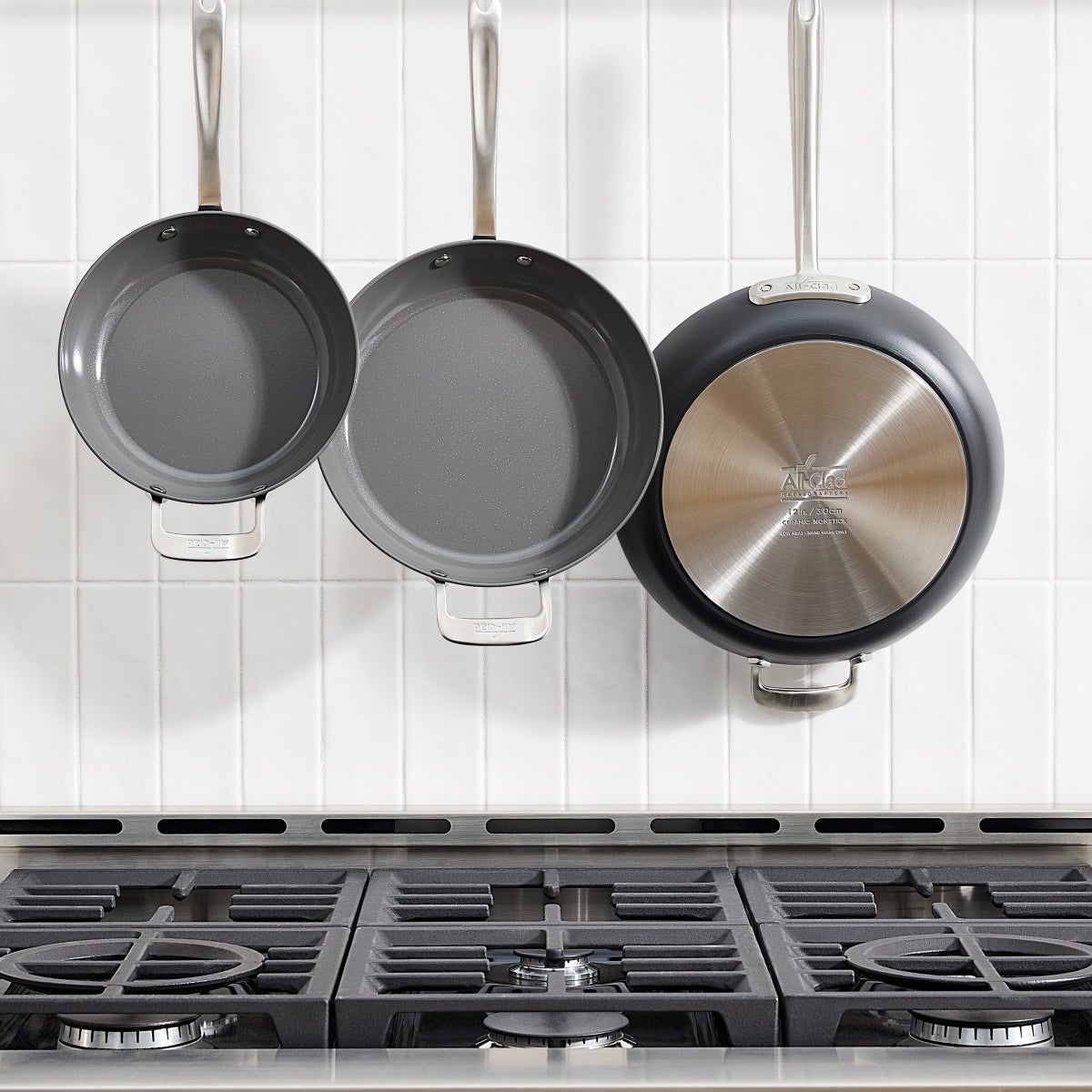 All-Clad Ceramic Nonstick Fry Pan Set, 3-piece