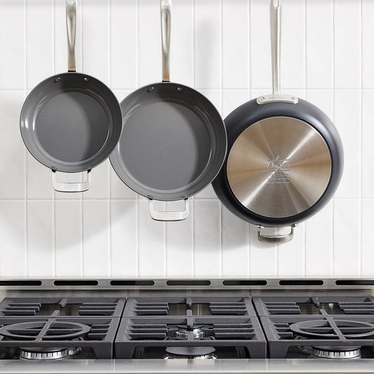 All-Clad Ceramic Nonstick Fry Pan Set, 3-piece