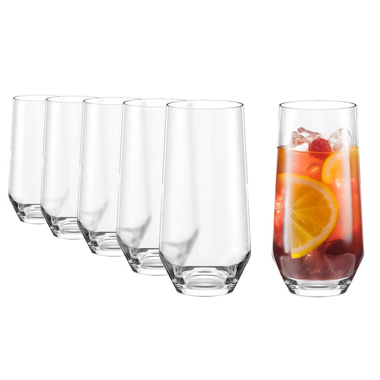 Stölzle Lausitz Revolution Long Drink Crystal Glass, Set of 6