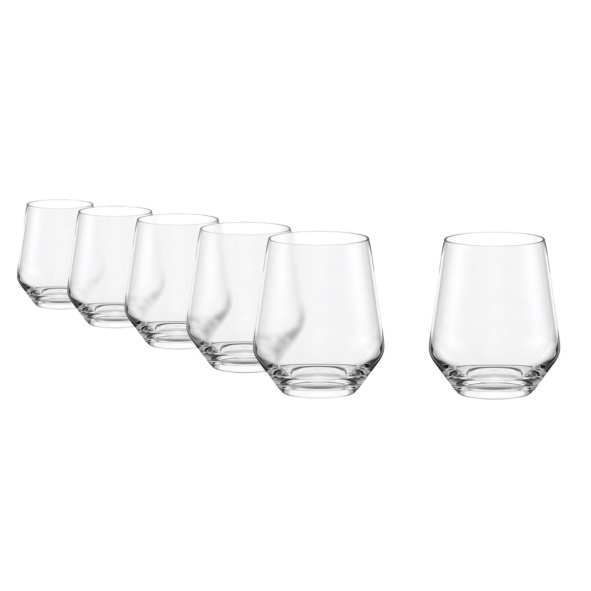 Stölzle Lausitz Revolution Whiskey Double Old-Fashioned Tumbler, Set of 6
