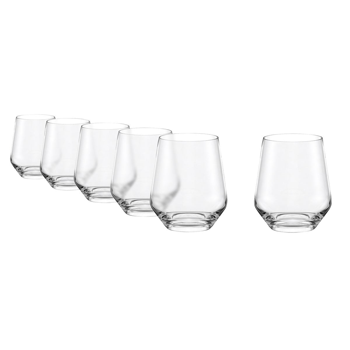 Stölzle Lausitz Revolution Whiskey Double Old-Fashioned Tumbler, Set of 6