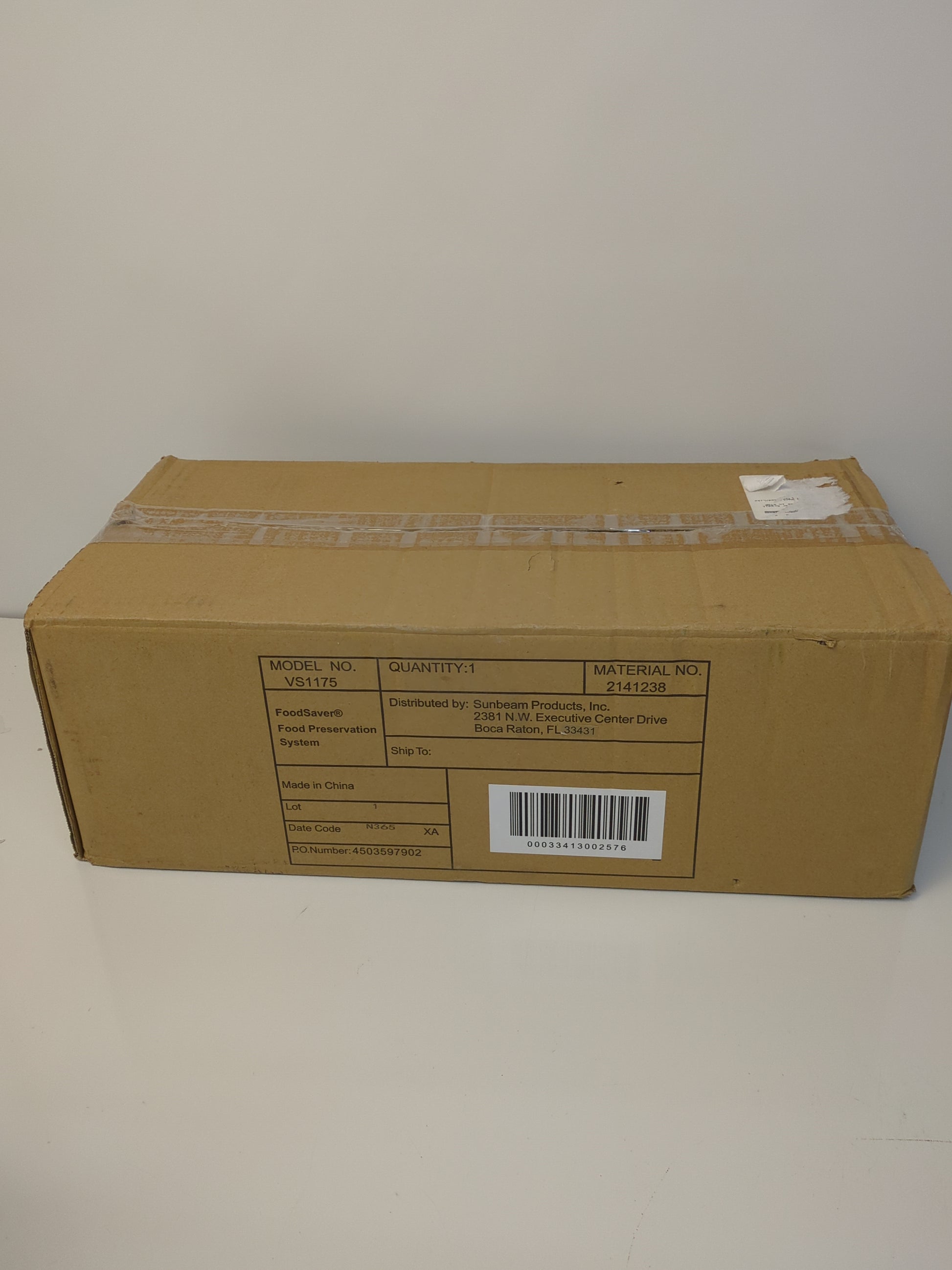 FOODSAVER SPACE SAVING - Retail $79