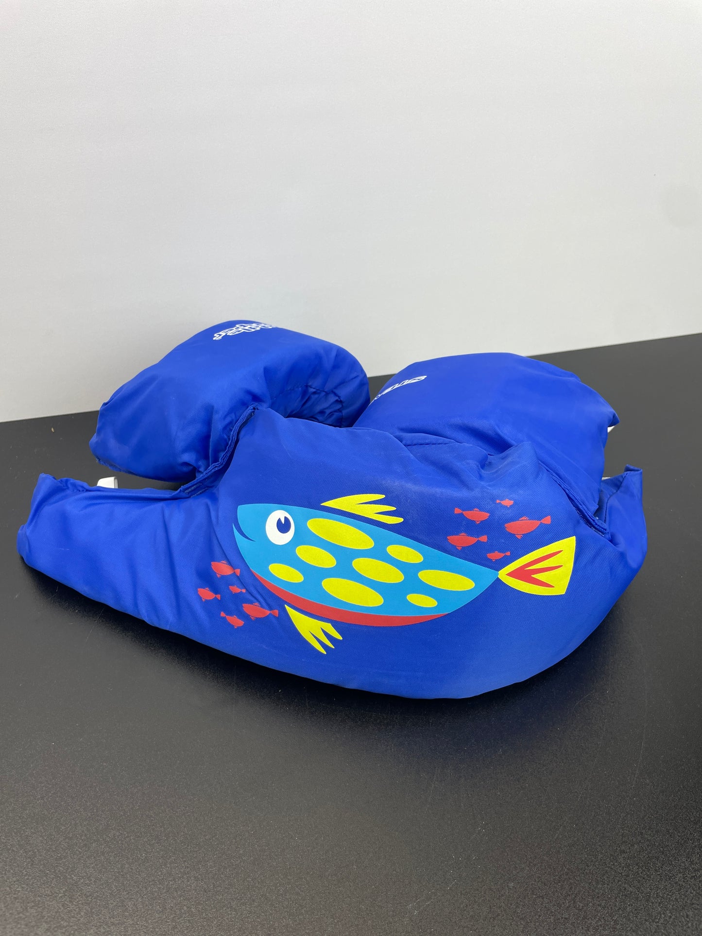 STEARNS Original Puddle Jumper Kids Life Jacket | Life Vest for Children, Blue Fish, 30-50 lb - Retail $22