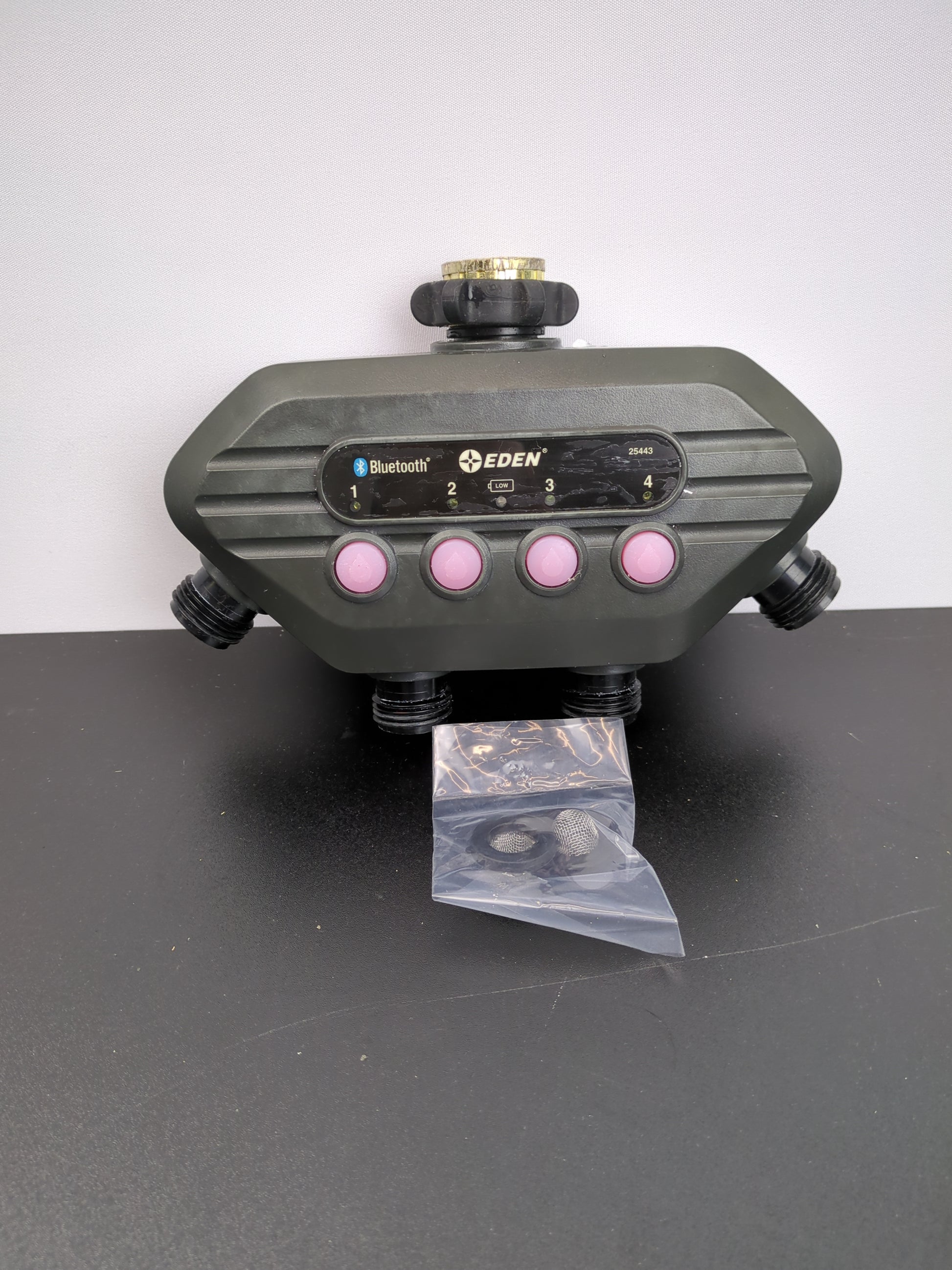 Eden 93443 4-Zone Bluetooth Water Timer |, Stainless Steel Washers - Retail $62